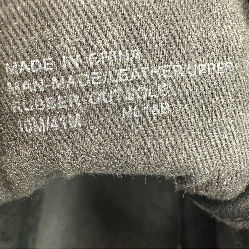 Michael Kors Black Paige High Top Leather/Suede Sneakers Size 10M - Picture 7 of 16